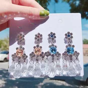 MENGJIQIAO 2019 New Korean Elegant Vintage Waterdrop Crystal Dangle Earrings For Women Girls Party Rhinestone Earings Jewelry
MENGJIQIAO 2019 New Korean Elegant Vintage Waterdrop Crystal Dangle Earrings For Women Girls Party Rhinestone Earings Jewelry