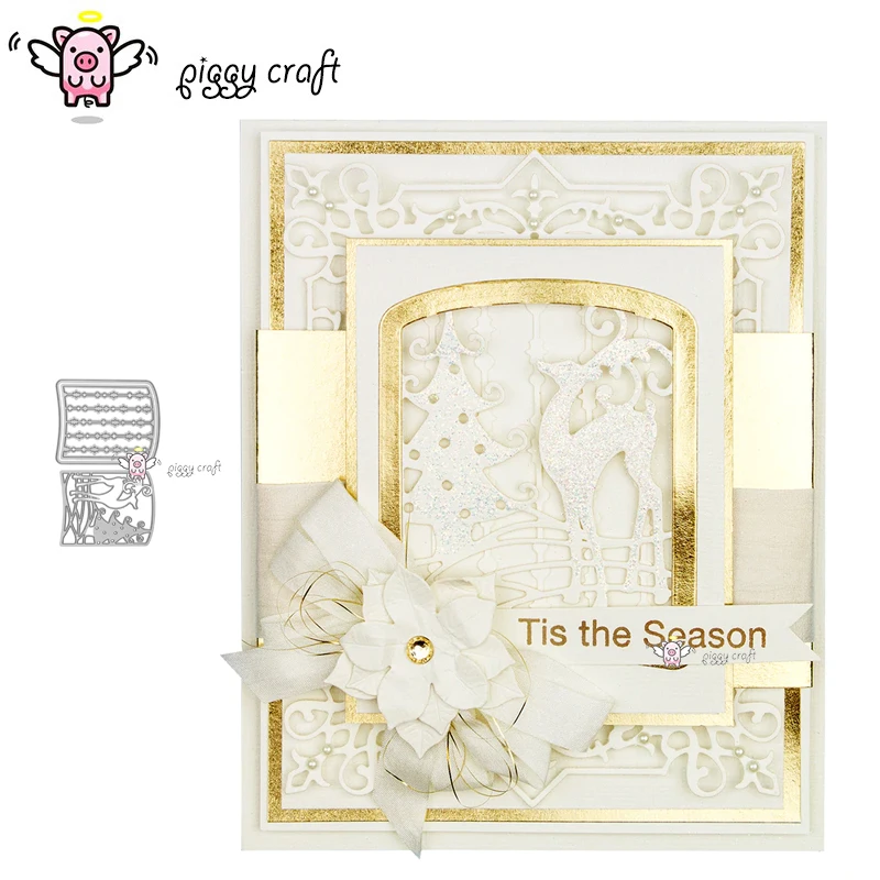Piggy Craft metal cutting dies cut die mold 3D Christmas deer frame Scrapbook paper craft knife mould blade punch stencils dies
Piggy Craft metal cutting dies cut die mold 3D Christmas deer frame Scrapbook paper craft knife mould blade punch stencils dies