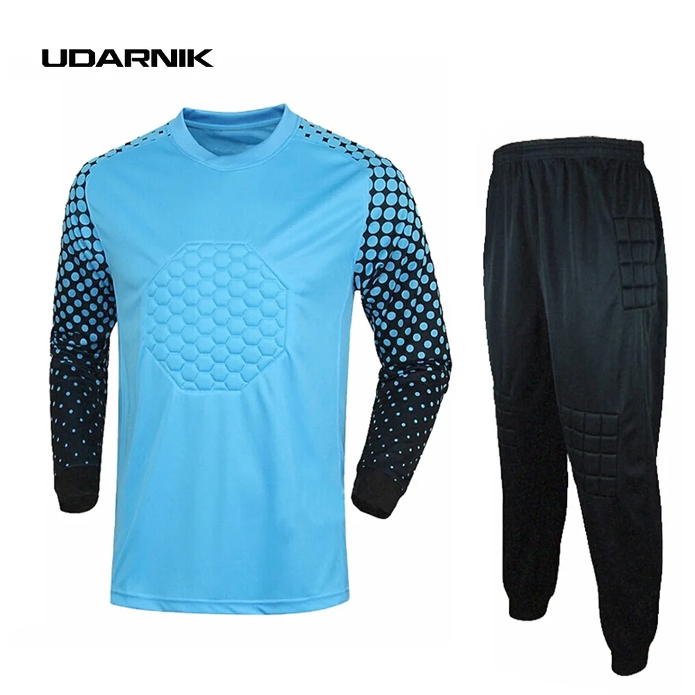 Image Boys Survetement Football 2017 Soccer Jersey Sets Football Goalkeeper Training Suit Uniforms Football Goalie Tracksuits 053 256