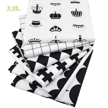 Chainho,Black&White,Twill Cotton Fabric For DIY Quilting Sewing/Tissue Of Baby&Children/Sheet,Pillow,Cushion,Curtain Material
Chainho,Black&White,Twill Cotton Fabric For DIY Quilting Sewing/Tissue Of Baby&Children/Sheet,Pillow,Cushion,Curtain Material