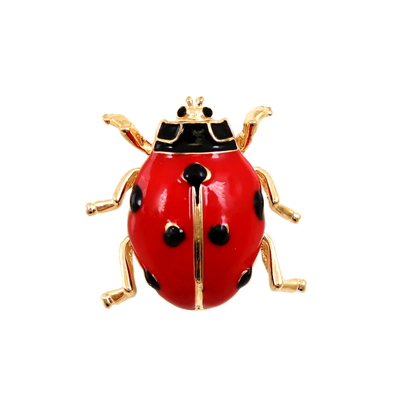 OneckOha Enameled Red Ladybug Brooches Zinc Alloy Animal Pin Garment Accessories
OneckOha Enameled Red Ladybug Brooches Zinc Alloy Animal Pin Garment Accessories