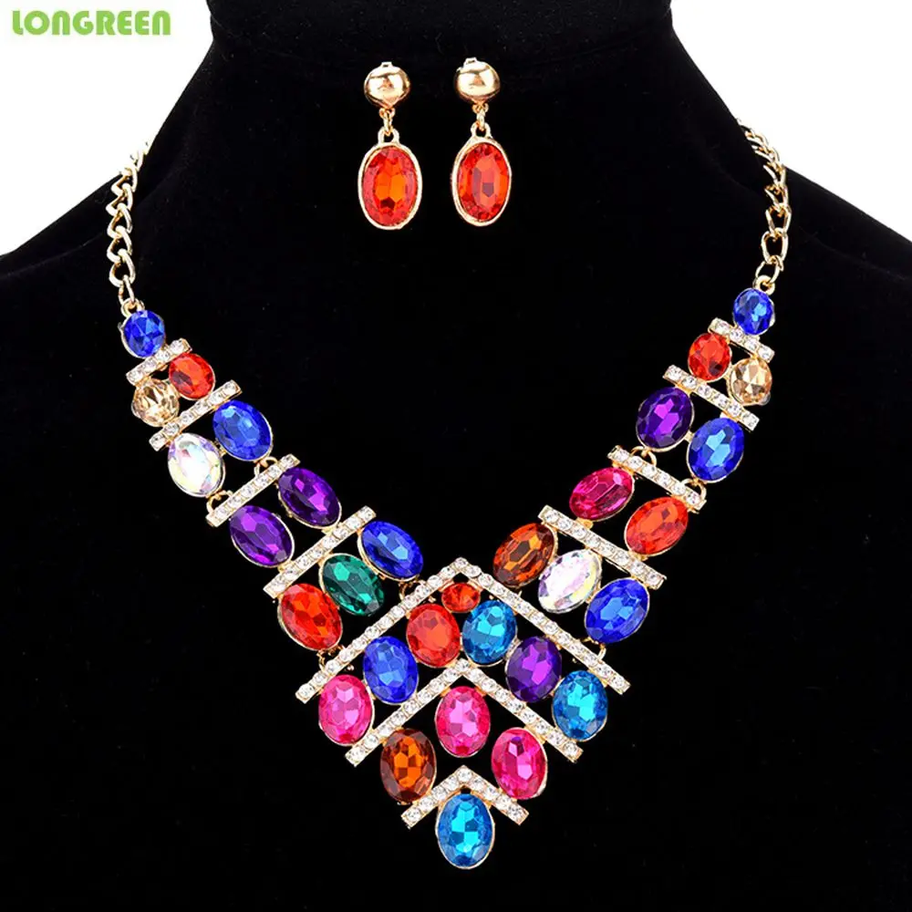 Wedding Jewelry Set Women Dubai Jewelry Necklace Earring Set Kettingen Voor Vrouwen Zincir Kolye bisutería schmuck parure bijoux
Wedding Jewelry Set Women Dubai Jewelry Necklace Earring Set Kettingen Voor Vrouwen Zincir Kolye bisutería schmuck parure bijoux