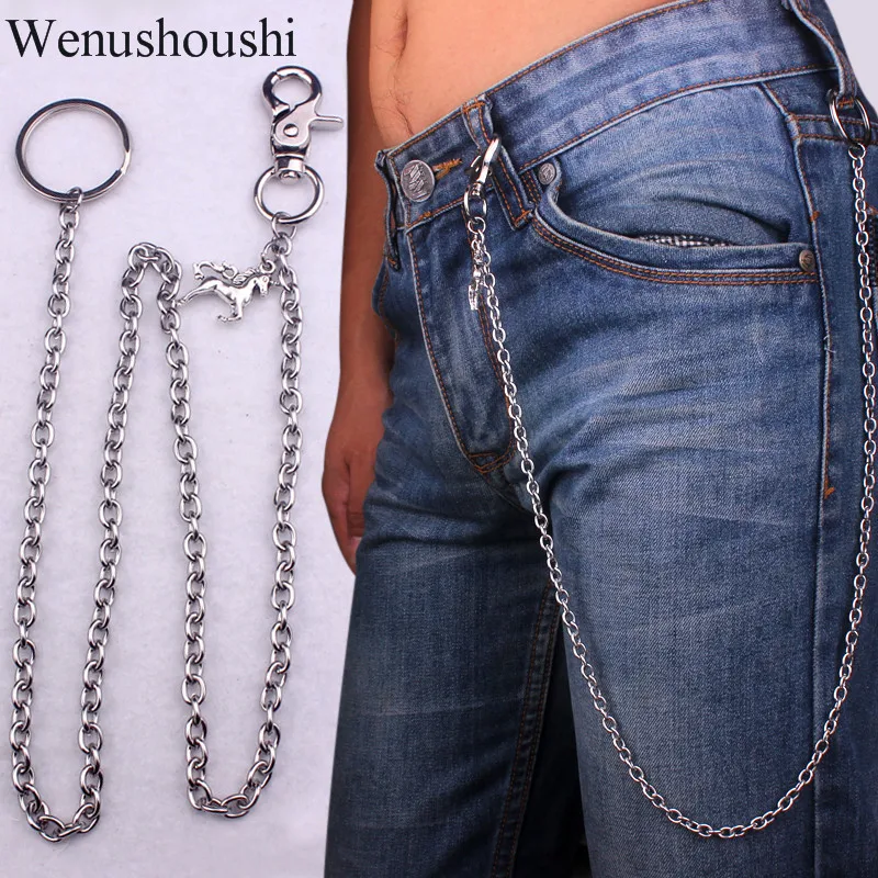 Titanium chains Trousers Hipster Key Chains Punk Street Big Ring KeyChain boyfriend gift unicorn rabbit HipHop Jewelry
Titanium chains Trousers Hipster Key Chains Punk Street Big Ring KeyChain boyfriend gift unicorn rabbit HipHop Jewelry