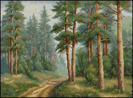 Top Quality hot selling beautiful counted cross stitch kit pine tree trees spring forest trail path
Top Quality hot selling beautiful counted cross stitch kit pine tree trees spring forest trail path