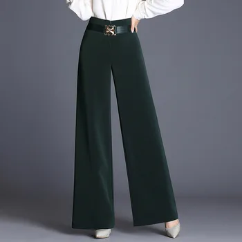 Women pants Slim spring Autumn pants Solid color Wide leg pants High waist casual pants Woman SE801 thin
Women pants Slim spring Autumn pants Solid color Wide leg pants High waist casual pants Woman SE801 thin