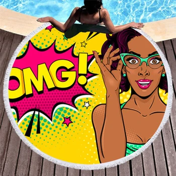 150x150cm Round Printed Beach Towel Bath Towel Microfiber Swimming Pool Cushion Quick-drying Towels Bathroom
150x150cm Round Printed Beach Towel Bath Towel Microfiber Swimming Pool Cushion Quick-drying Towels Bathroom