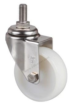 2PCS EDL Light Duty 3 Inch Stainless Steel Casters Wheels 80Kg Nylon Wheels Castors Thread Swivel Brake Industrial for trolley
2PCS EDL Light Duty 3 Inch Stainless Steel Casters Wheels 80Kg Nylon Wheels Castors Thread Swivel Brake Industrial for trolley