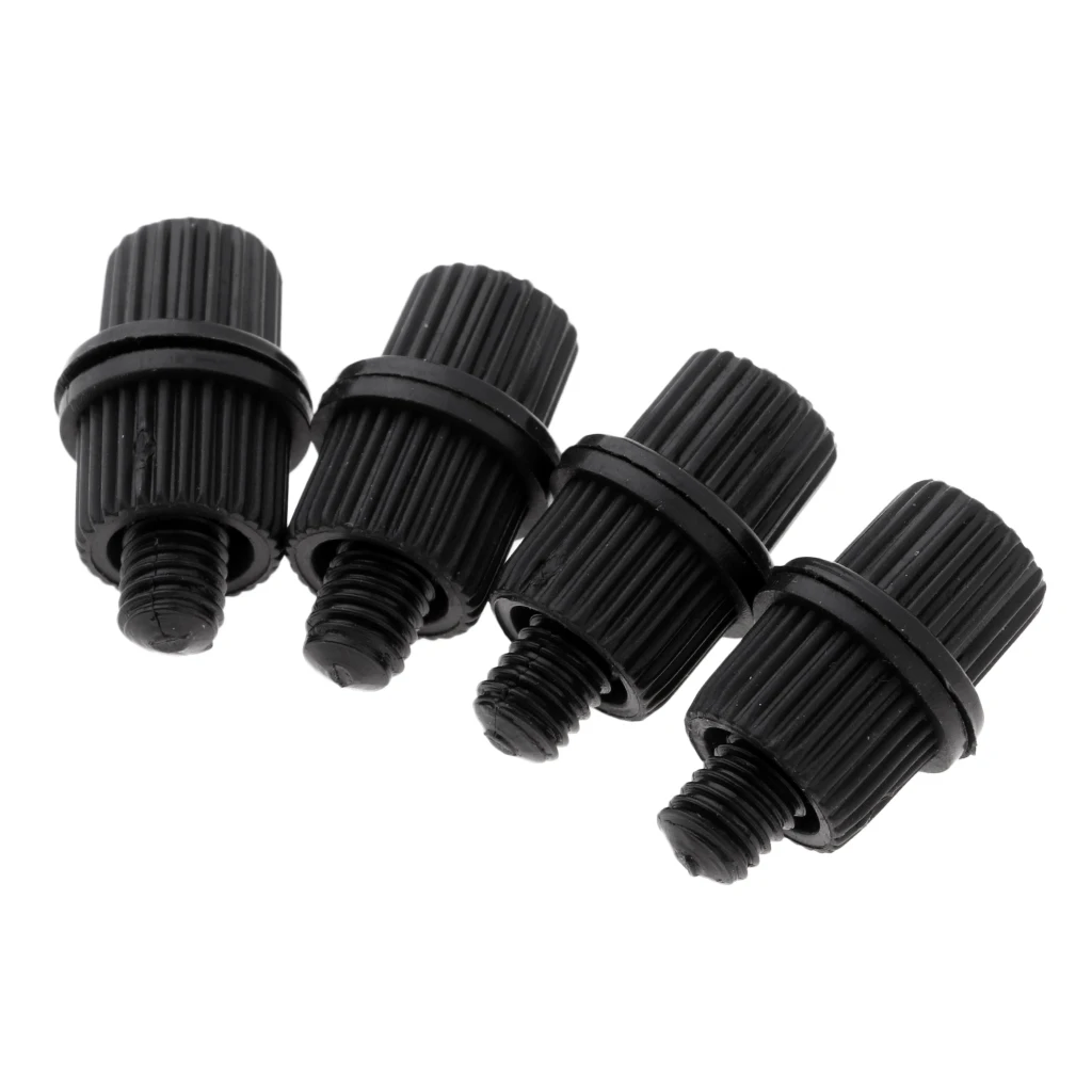 4pcs Black License Plate Frame Security Screw Bolts for Motorcycle
