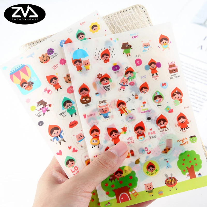 6pcs/lot Cartoon transparent sticker child PVC sticker diy decoration sticker for album scrapbooking kawaii stationery Paste
6pcs/lot Cartoon transparent sticker child PVC sticker diy decoration sticker for album scrapbooking kawaii stationery Paste