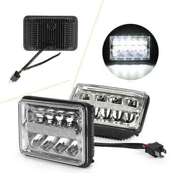 Universal 4x6inch 45W Rectangle Led Headlight Hi-Lo Seal Beam DRL High Power Replacement Automobile Car Part Accessories
Universal 4x6inch 45W Rectangle Led Headlight Hi-Lo Seal Beam DRL High Power Replacement Automobile Car Part Accessories