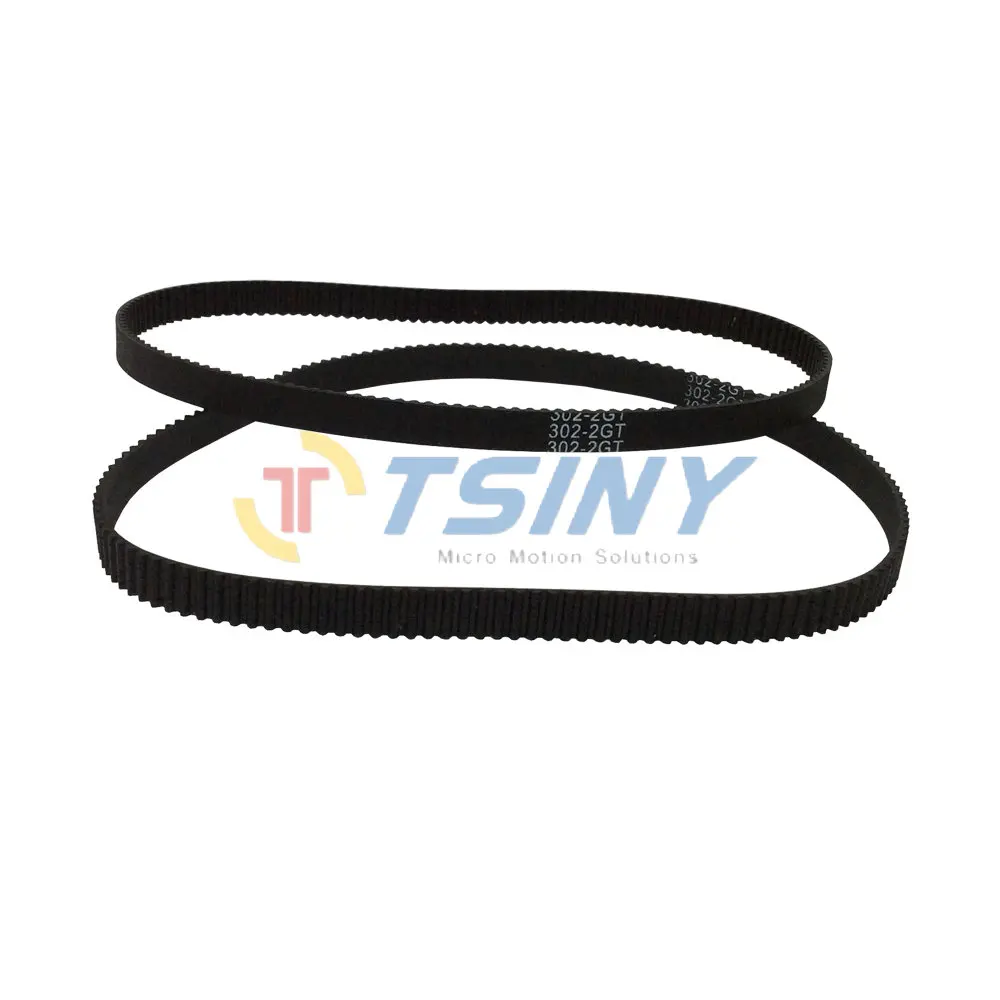 HTD GT2 Arc Tooth Belt 302-2GT-6 Loop Round Rubber Timing Belt Length 320mm Width 6mm Pitch 2mm Teeth Number 151 Pack of 10pcs
HTD GT2 Arc Tooth Belt 302-2GT-6 Loop Round Rubber Timing Belt Length 320mm Width 6mm Pitch 2mm Teeth Number 151 Pack of 10pcs