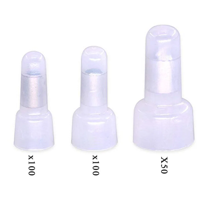 250pcs 22-16/16-14/12-10 Gauge Closed End Crimp Terminals Connectors Kit Crimp Cap Nylon Connector Long Neck Wire Connector
250pcs 22-16/16-14/12-10 Gauge Closed End Crimp Terminals Connectors Kit Crimp Cap Nylon Connector Long Neck Wire Connector