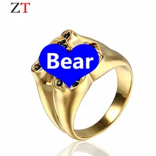 Bear Ring for Women Golden animal stainless steel rings for girl silver Wedding Crystal CZ ring cute bear Jewelry wholesale 2018
Bear Ring for Women Golden animal stainless steel rings for girl silver Wedding Crystal CZ ring cute bear Jewelry wholesale 2018