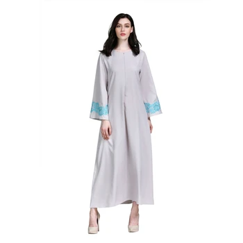 Long Muslim Islamic Dress Women Embroidered Floral Jilbab Femme Modest Clothing Long Sleeve Dubai Abaya Dress Mujer H7
Long Muslim Islamic Dress Women Embroidered Floral Jilbab Femme Modest Clothing Long Sleeve Dubai Abaya Dress Mujer H7