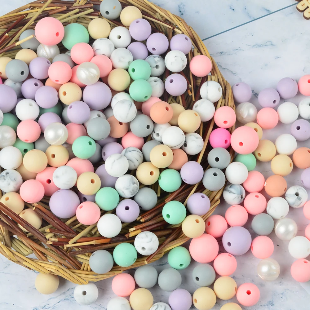 LOFCA 30PC Silicone 12mm Beads Baby Teething Toy BPA Free Food Grade Baby Teether Round Loose Beads DIY Nursing Jewelry Necklace
LOFCA 30PC Silicone 12mm Beads Baby Teething Toy BPA Free Food Grade Baby Teether Round Loose Beads DIY Nursing Jewelry Necklace
