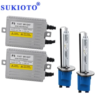 SUKIOTO 55W Xenon H7 Metal H1 Xenon HID Projector Lens Bulb Headlight kit bixenon D2H 5500K White H11 HB3 F5 Fast Bright HID KIT
SUKIOTO 55W Xenon H7 Metal H1 Xenon HID Projector Lens Bulb Headlight kit bixenon D2H 5500K White H11 HB3 F5 Fast Bright HID KIT