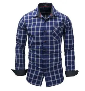 Mens Long Sleeved Plaid Shirts Turn Down Collar Casual Businees Social Shirt Male Brand Clothes Man Tops J2465
Mens Long Sleeved Plaid Shirts Turn Down Collar Casual Businees Social Shirt Male Brand Clothes Man Tops J2465