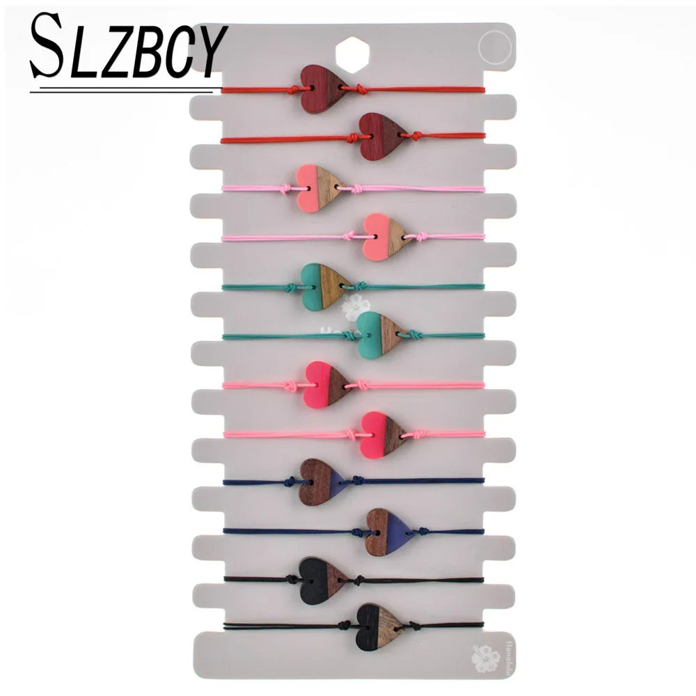 12 pcs Mixed Color Wooden Heart Bracelets Sets For Women Men Handmade Geometric Infinite Love Adjustable Weave Bracelet Jewelry
12 pcs Mixed Color Wooden Heart Bracelets Sets For Women Men Handmade Geometric Infinite Love Adjustable Weave Bracelet Jewelry