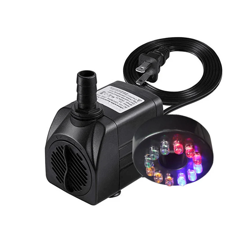 Fish Tank LEDs Light Submersible Water Pump 16W 220V Fountain Pump Outdoor Hydroponic Aquarium Air Pond Pumps
Fish Tank LEDs Light Submersible Water Pump 16W 220V Fountain Pump Outdoor Hydroponic Aquarium Air Pond Pumps