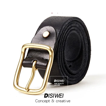 Leather Belt Men Antique Male Cow Genuine Leather Wide Waist Pin Buckle Fashion Designer Belts For Men Full-grain Leather Belt 1
Leather Belt Men Antique Male Cow Genuine Leather Wide Waist Pin Buckle Fashion Designer Belts For Men Full-grain Leather Belt 1