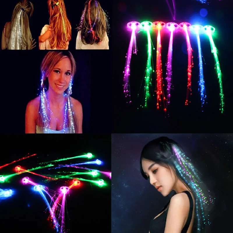 3pcs/lot Pretty Flash LED Hair Light Emitting Fiber Optic Pigtail Braid Plait Luminous Hair KTV Party Prom Supplies headdress
3pcs/lot Pretty Flash LED Hair Light Emitting Fiber Optic Pigtail Braid Plait Luminous Hair KTV Party Prom Supplies headdress