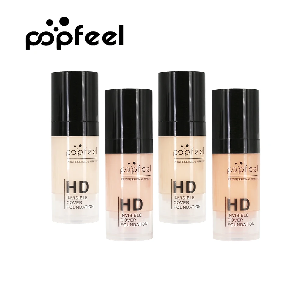 Professional Makeup HD Invisible Cover Liquid Foundation Face Makeup Base Brighten Cream Facial Skin Flawless Creams Hide Pores
Professional Makeup HD Invisible Cover Liquid Foundation Face Makeup Base Brighten Cream Facial Skin Flawless Creams Hide Pores