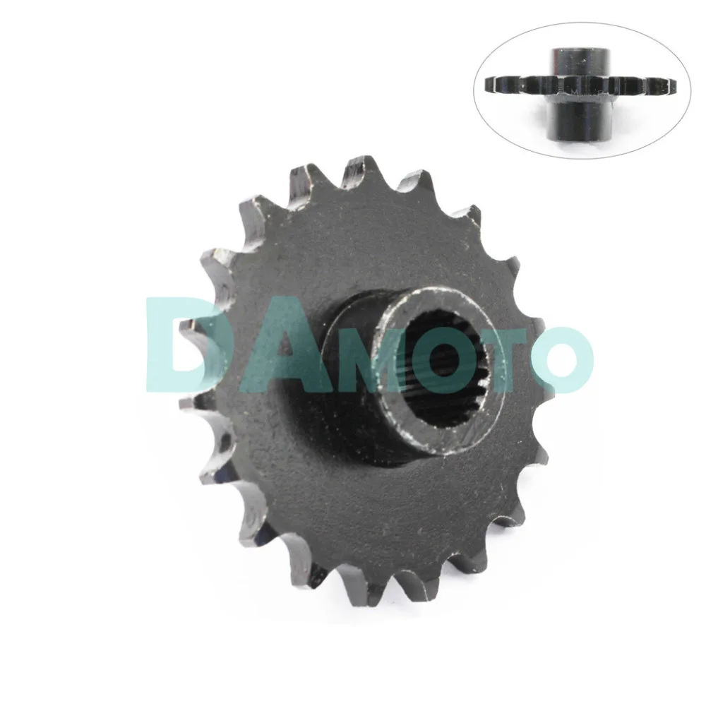 19T Teeth 428 Chain Front Sprocket Cog Serration Axle GY6 125cc 150cc Quad Dirt Bike ATV Buggy E-Scooter
19T Teeth 428 Chain Front Sprocket Cog Serration Axle GY6 125cc 150cc Quad Dirt Bike ATV Buggy E-Scooter