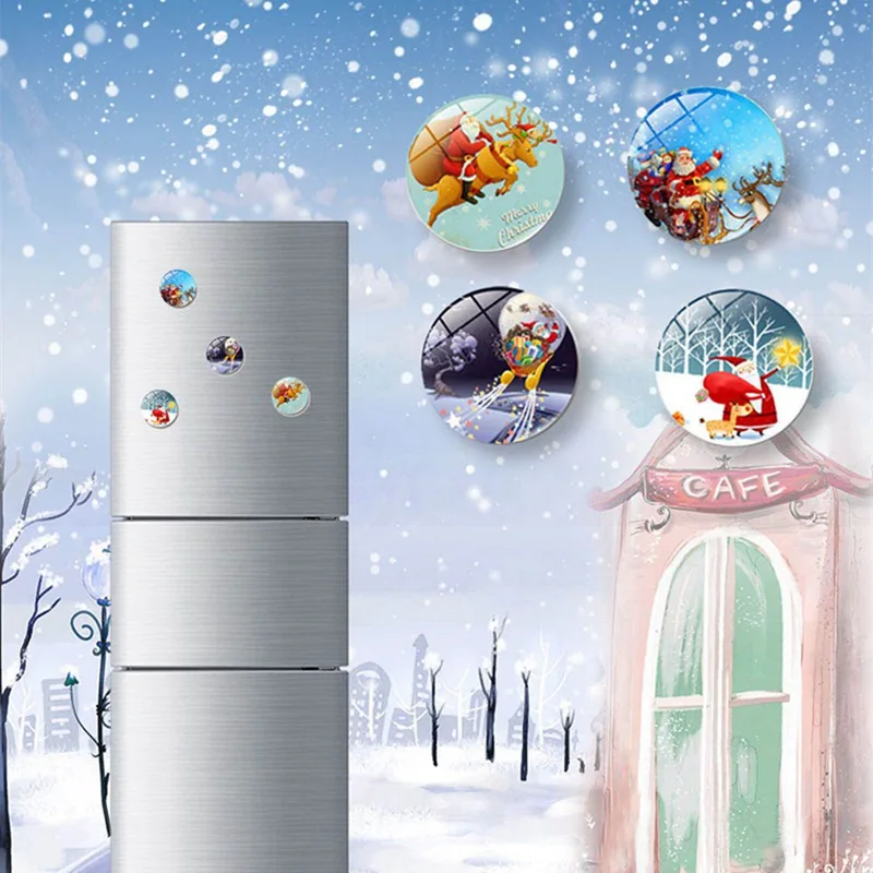 Merry Christmas Fridge Magnet Santa Claus Reindeer Tree Glass Dome Magnetic Refrigerator Stickers Note Holder Home Decor
Merry Christmas Fridge Magnet Santa Claus Reindeer Tree Glass Dome Magnetic Refrigerator Stickers Note Holder Home Decor