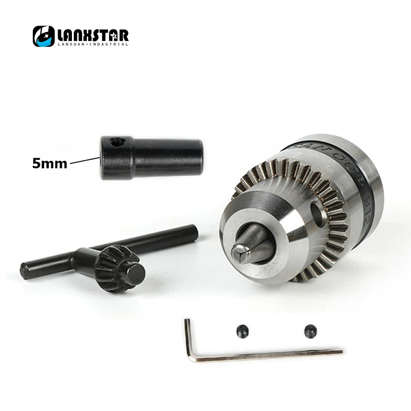 Lanxstar B12 Collet Ddiameter 1.0-10mm Mini DIY Lathe Chuck PCB Mini Drilling Machine For 5mm Motor Shaft
Lanxstar B12 Collet Ddiameter 1.0-10mm Mini DIY Lathe Chuck PCB Mini Drilling Machine For 5mm Motor Shaft