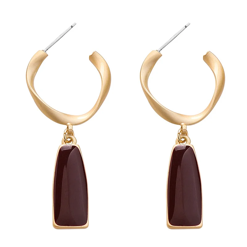 New Korean Earrings Metal Circle Geometric Drop Dangle Earrings for Women Fashion Stylish Vintage Party Jewelry Pendientes ER185
New Korean Earrings Metal Circle Geometric Drop Dangle Earrings for Women Fashion Stylish Vintage Party Jewelry Pendientes ER185