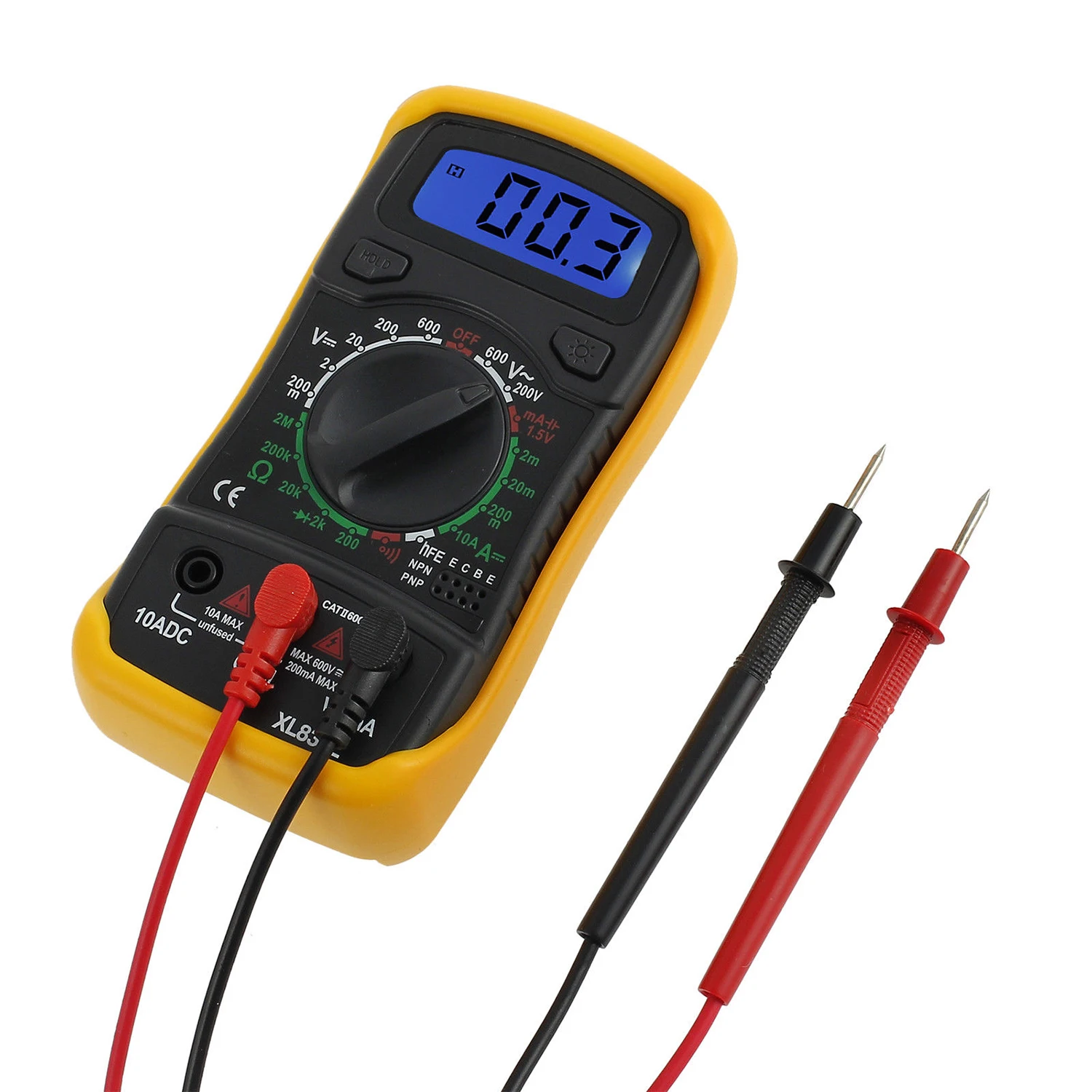 XL830L LCD Digital Multimeter, Back ground light, AC DC Voltmeter Ohmmeter Multi Tester Drop shipping
XL830L LCD Digital Multimeter, Back ground light, AC DC Voltmeter Ohmmeter Multi Tester Drop shipping