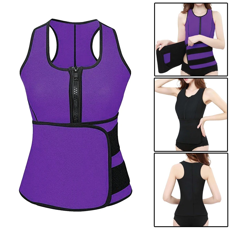 2019 New Women Waist Trainer Vest Gym Adjustable Slimming Sweat Belt Workout Zipper Body Shaper Hot Sexy Shaper Workout Vest
2019 New Women Waist Trainer Vest Gym Adjustable Slimming Sweat Belt Workout Zipper Body Shaper Hot Sexy Shaper Workout Vest