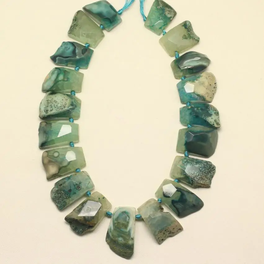 Green Dragon Veins Achate Slab Slice Handmade Beads Supplies,Polished Faceted Freeform Trapezoid Drilled Beads Pendant Necklace
Green Dragon Veins Achate Slab Slice Handmade Beads Supplies,Polished Faceted Freeform Trapezoid Drilled Beads Pendant Necklace