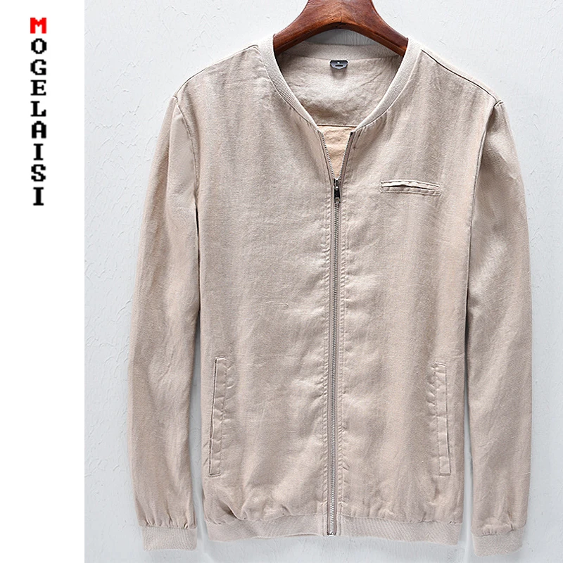 Brand Jacket Men Solid Linen Chest 106-122cm Men's jackets Cotton Autumn Flax Man Coat Zipper Jacket Spring Asian size M-3XL
Brand Jacket Men Solid Linen Chest 106-122cm Men's jackets Cotton Autumn Flax Man Coat Zipper Jacket Spring Asian size M-3XL