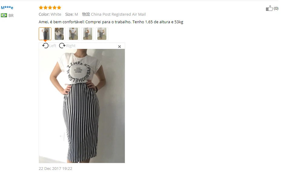 Short Sleeve Striped Midi Dress