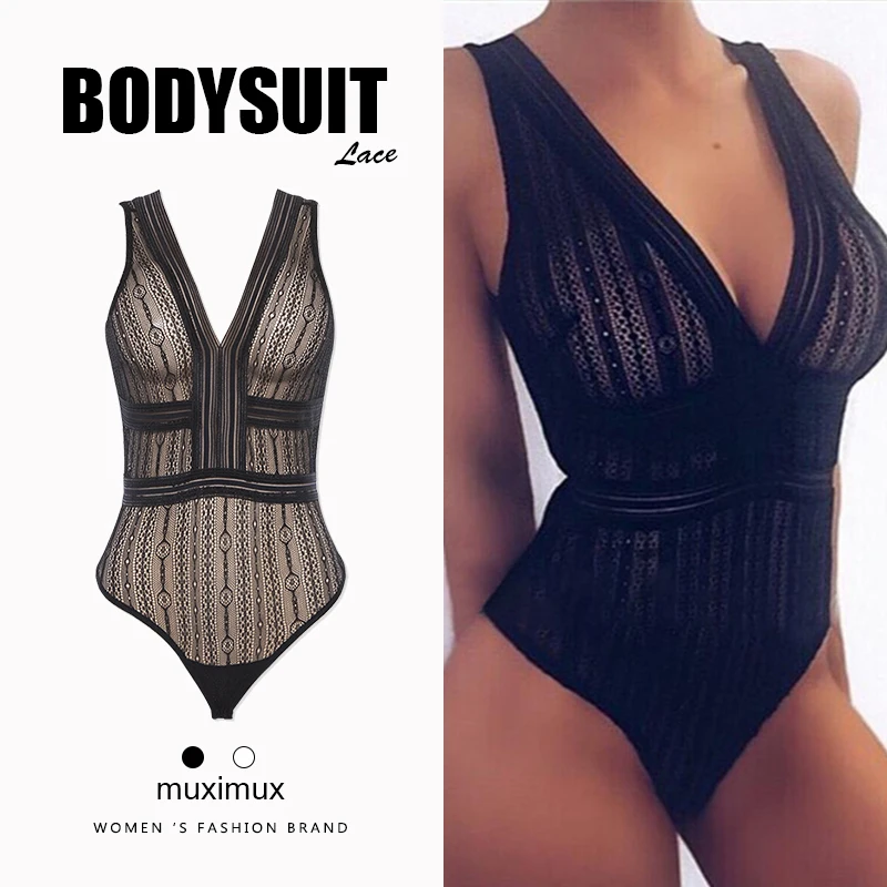 2019 Summer Women Sexy Club Bodysuit Spring Fashion Casual Black White Lace Bodysuit Body For Women Short Jumpsuit
2019 Summer Women Sexy Club Bodysuit Spring Fashion Casual Black White Lace Bodysuit Body For Women Short Jumpsuit