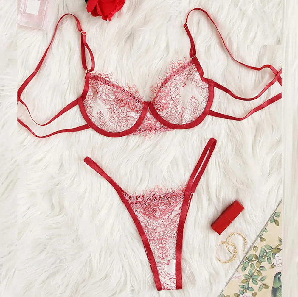 3pcs Women's Sexy Lingerie Hot Erotic Porno Langerie Lace Embroidery Underwear Bra Thong Garter Lenceria Mujer Exotic Costumes
3pcs Women's Sexy Lingerie Hot Erotic Porno Langerie Lace Embroidery Underwear Bra Thong Garter Lenceria Mujer Exotic Costumes