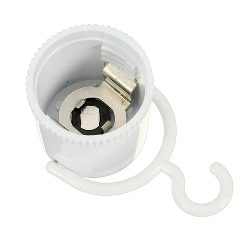 E27 Lamp Base LED Light Socket Base Screw Lamp Holder With Hook For Emergency Light Bulb White
E27 Lamp Base LED Light Socket Base Screw Lamp Holder With Hook For Emergency Light Bulb White