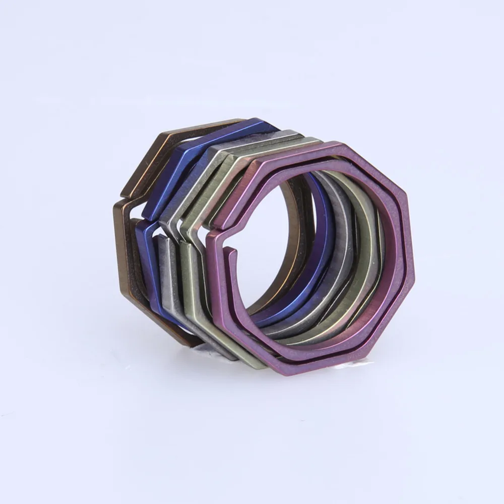 Titanium TC4 Ti Octagon Keyring ring Pocket Hook Keychain Key multi tool clip kit outdoor camp hike edc gear buckle gadget hang
Titanium TC4 Ti Octagon Keyring ring Pocket Hook Keychain Key multi tool clip kit outdoor camp hike edc gear buckle gadget hang