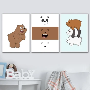 Abstract Cartoon Bear Panda Wall Art Canvas Painting Nordic Posters And Prints Animal Wall Pictures Baby Kids Room Nursery Decor
Abstract Cartoon Bear Panda Wall Art Canvas Painting Nordic Posters And Prints Animal Wall Pictures Baby Kids Room Nursery Decor