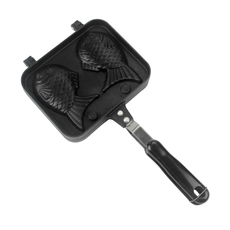 Taiyaki Fish Shape Cake Maker Waffle Pan Mold Cast with 2 Sided Home Cooking Bakeware Tool XH8Z
Taiyaki Fish Shape Cake Maker Waffle Pan Mold Cast with 2 Sided Home Cooking Bakeware Tool XH8Z