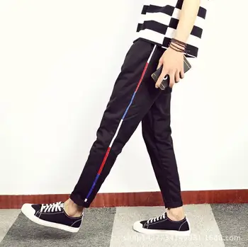 Top quality 2020 summer autumn Casual hip hop Male stripe slacks harem feet Ankle Length pants thin youth joggers joker trousers
Top quality 2020 summer autumn Casual hip hop Male stripe slacks harem feet Ankle Length pants thin youth joggers joker trousers