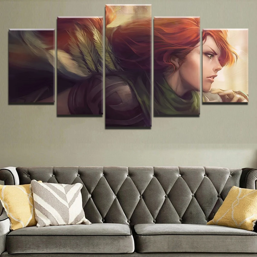 Modular Canvas Paintings Unique gift Wall Art Home Decorative HD Prints 5 Pieces Girl DotA Role Pictures Game Posters Framework
Modular Canvas Paintings Unique gift Wall Art Home Decorative HD Prints 5 Pieces Girl DotA Role Pictures Game Posters Framework