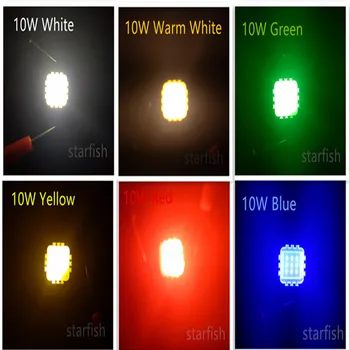 Free shipping 100pcs 10w White Blue Green Red Yellow Warm chip Integrated High power 10W lamp Beads
Free shipping 100pcs 10w White Blue Green Red Yellow Warm chip Integrated High power 10W lamp Beads