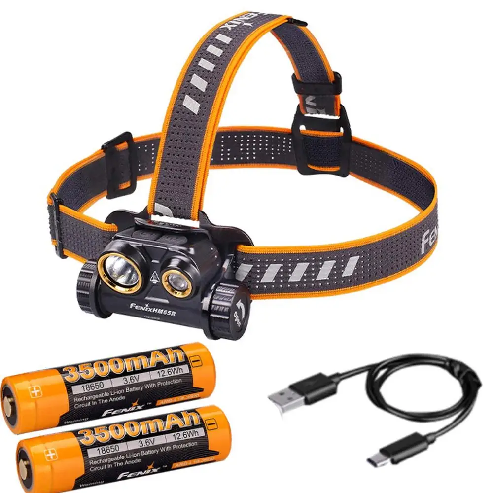 Fenix HM65R 1400 Lumen Dual Beam USB Rechargeable Headlamp with Spotlight and Floodlight with 2 x Battery
Fenix HM65R 1400 Lumen Dual Beam USB Rechargeable Headlamp with Spotlight and Floodlight with 2 x Battery