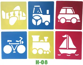 6PCS/LOT.Car bike transportdrawing template stencil Kids art board Early learning educational toy Party favor 14x15cm 18 design
6PCS/LOT.Car bike transportdrawing template stencil Kids art board Early learning educational toy Party favor 14x15cm 18 design