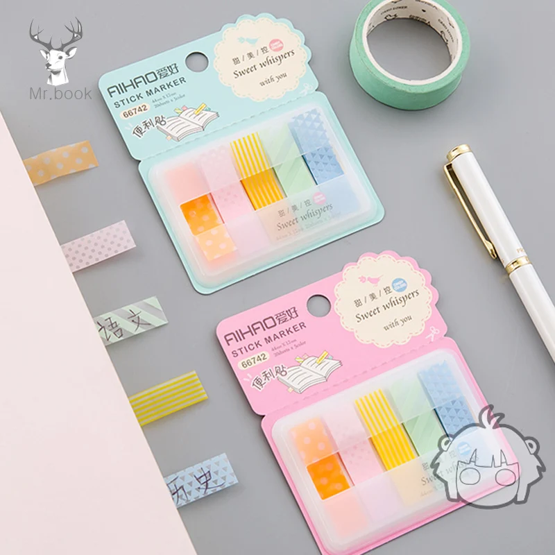 20pcs/pack Brief Index Sticker Bookmark Students Geometric Dot Stripe Stationery Sticker Note Memo Pad School Office Supplies
20pcs/pack Brief Index Sticker Bookmark Students Geometric Dot Stripe Stationery Sticker Note Memo Pad School Office Supplies