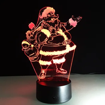 7 Color Santa Claus Lamp 3d Visual Led Night Lights For Kids Touch Usb Table Lampara Lampe Sleeping Nightlight Christmas Gift
7 Color Santa Claus Lamp 3d Visual Led Night Lights For Kids Touch Usb Table Lampara Lampe Sleeping Nightlight Christmas Gift