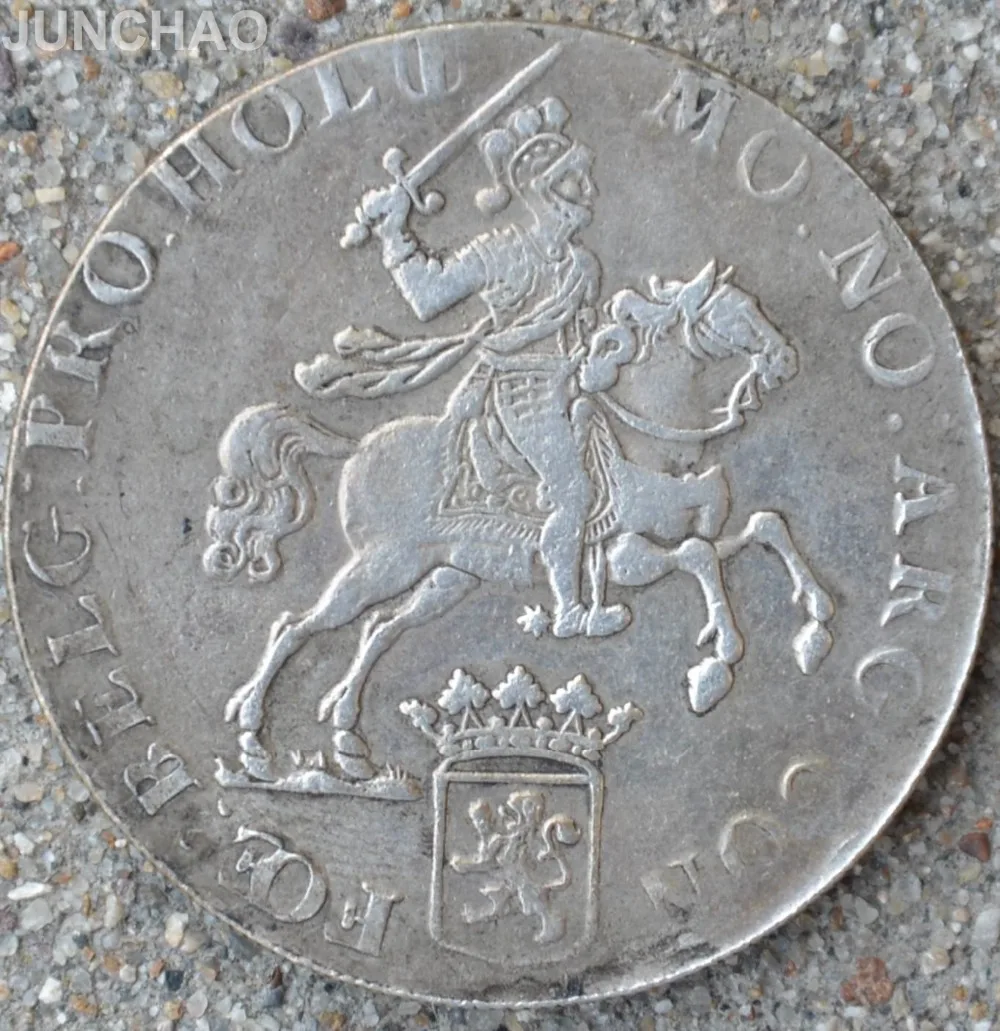 1760 Holland knight Coins 90% silver manufacturing copy coins FOE BELG:PRO. MO. NO.ARG.CON
1760 Holland knight Coins 90% silver manufacturing copy coins FOE BELG:PRO. MO. NO.ARG.CON