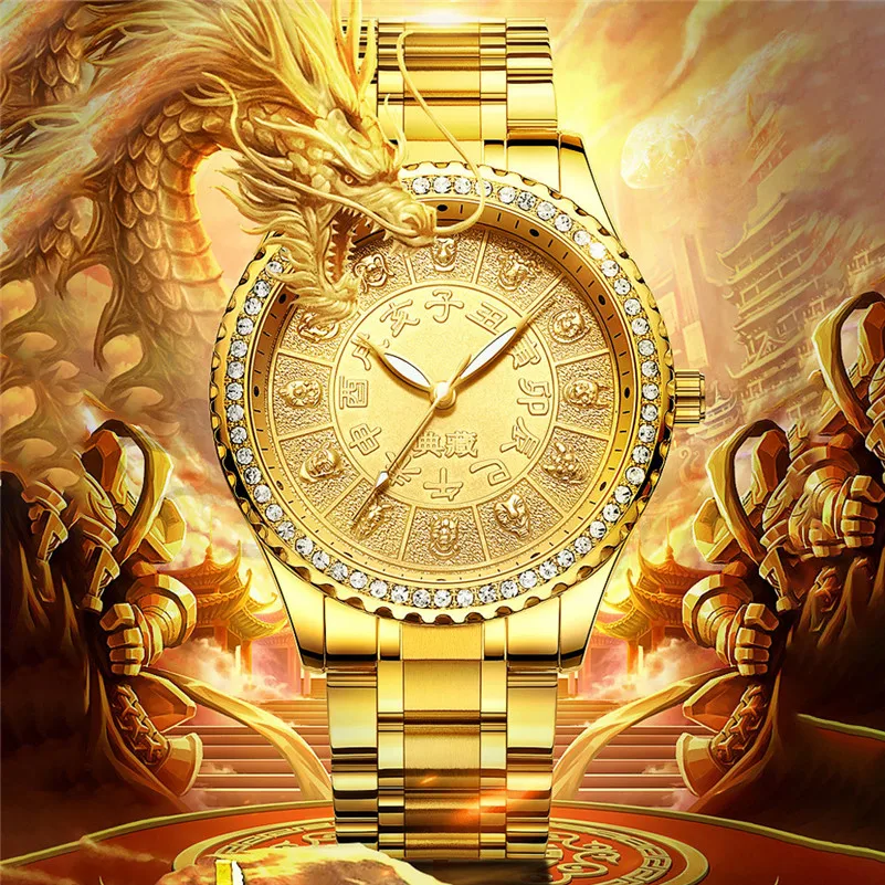 Luxurious Men Watches Classic Waterproof Crystal Stainless Steel Strap Men Watch Luxury Gold Mens Clock Gift Relogio Masculino`C
Luxurious Men Watches Classic Waterproof Crystal Stainless Steel Strap Men Watch Luxury Gold Mens Clock Gift Relogio Masculino`C